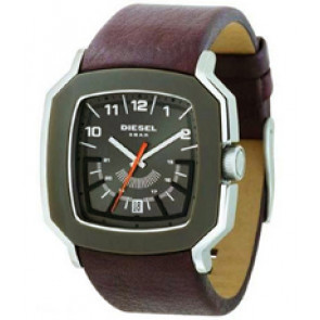 Watch strap Diesel DZ1139 / DZ1140 Leather Brown 28mm