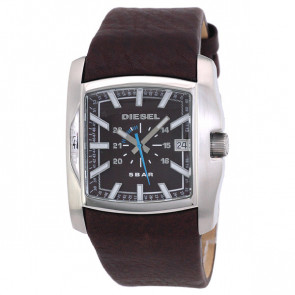 Watch strap Diesel DZ1179 Leather Brown