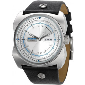 Watch strap Diesel DZ1238 Leather Black 32mm