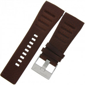 Watch strap Diesel DZ1275 Leather Brown 32mm