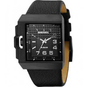 Watch strap Diesel DZ1308 Leather Black 30mm