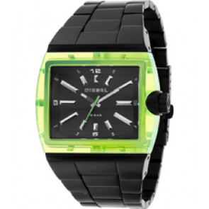 Watch strap Diesel DZ1326 Stainless steel Black 38mm