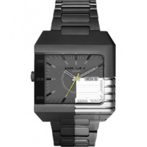 Watch strap Diesel DZ1377 Stainless steel Mint green 26mm