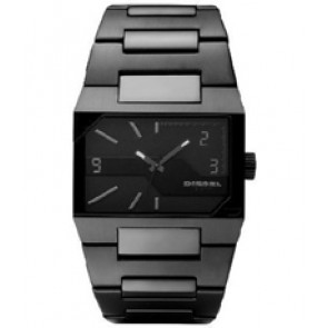 Watch strap Diesel DZ1396 Stainless steel Black 12mm