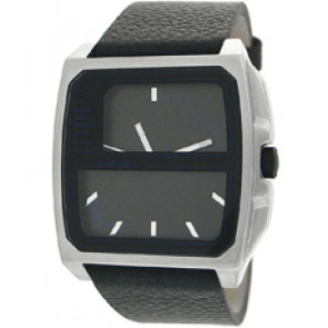 Watch strap Diesel DZ1410 Leather Black 26mm