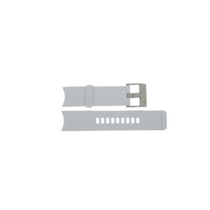 Watch strap Diesel DZ1436 Silicone White 24mm