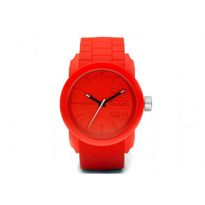 Watch strap Diesel DZ1440 Silicone Red 24mm