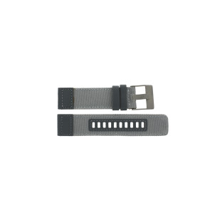 Watch strap Diesel DZ1488 Textiles Grey 24mm