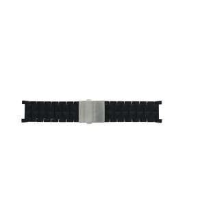 Watch strap Diesel DZ1646 Plastic Black 17mm