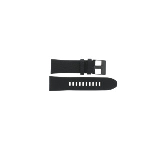 Watch strap Diesel DZ1657 Leather Black 27mm