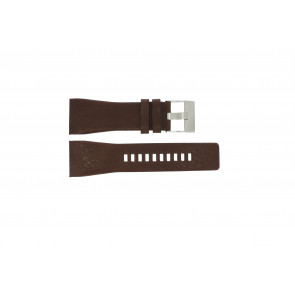 Watch strap Diesel DZ1704 Leather Brown 30mm