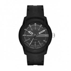 Watch strap (Strap + Case combination) Diesel DZ1830 Plastic Black