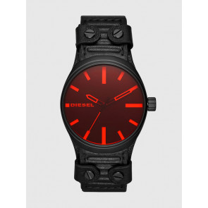 Watch strap Diesel DZ1833 Leather Black 22mm