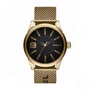 Watch strap Diesel DZ1899 Steel Gold Toned 24mm