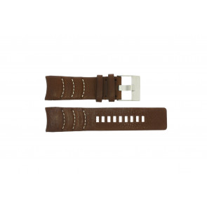 Watch strap Diesel DZ4037 Leather Brown 26mm
