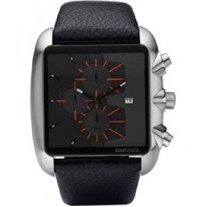 Watch strap Diesel DZ4178 Leather Black 30mm