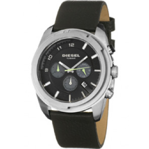 Watch strap Diesel DZ4190 Leather Black 25mm