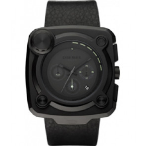 Watch strap Diesel DZ4218 Leather Black 30mm