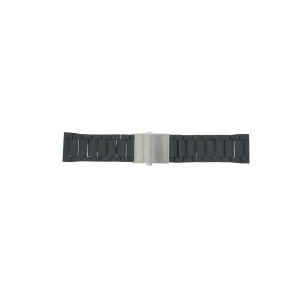 Watch strap Diesel DZ4269 Aluminum Anthracite grey 26mm