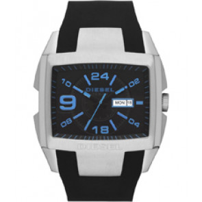 Watch strap Diesel DZ4287 Silicone Black 32mm