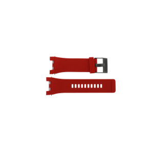 Watch strap Diesel DZ4288 Silicone Red 32mm