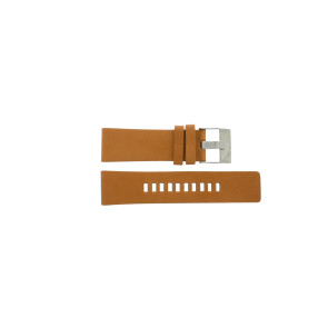 Watch strap Diesel DZ4319 Leather Light brown 26mm