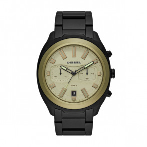 Watch strap Diesel DZ4497 Steel Black 26mm