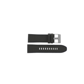 Watch strap Diesel DZ4500 Leather Black