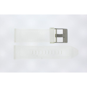 Watch strap Diesel DZ 4515 Silicone Transparent 26mm
