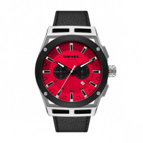 Watch strap Diesel DZ4591 Leather Black 26mm