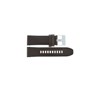 Watch strap Diesel DZ4657 Leather Brown 26mm