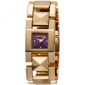 Watch strap Diesel DZ5139 Stainless steel Rosé 18mm