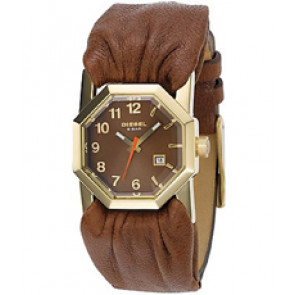 Watch strap Diesel DZ5149 Leather Brown 24mm