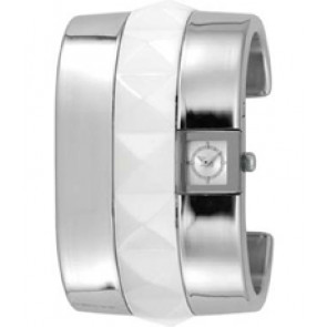 Watch strap Diesel DZ5163 Plastic Transparent 39mm