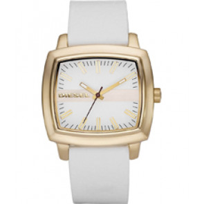 Watch strap Diesel DZ5192 Leather White 20mm