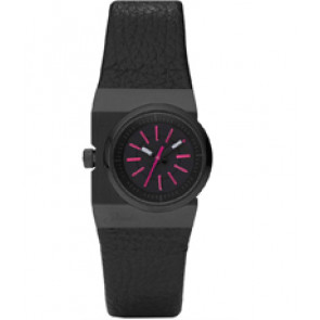 Watch strap Diesel DZ5251 Leather Black 21mm