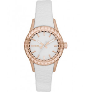 Watch strap Diesel DZ5312 Leather White 13mm