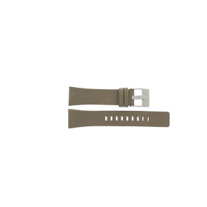 Watch strap Diesel DZ5343 Leather Beige 22mm