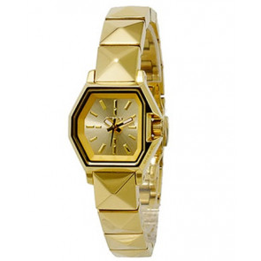 Watch strap Diesel DZ5391 Stainless steel Gold Toned 10mm