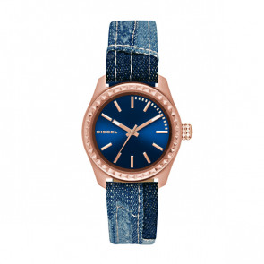 Watch strap Diesel DZ5510 Leather/Textiles Blue 20mm