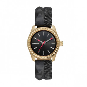 Watch strap Diesel DZ5529 Leather Black 20mm