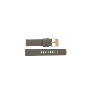 Watch strap Diesel DZ5534 Smooth leather Beige 20mm