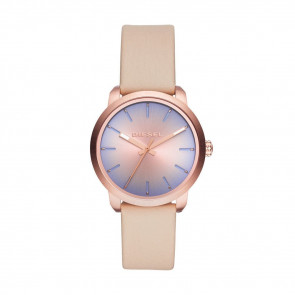 Watch strap Diesel DZ5572 Leather Beige 18mm