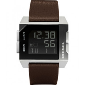 Watch strap Diesel DZ7172 Leather Brown 26mm