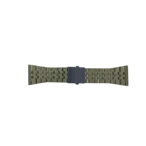 Diesel watch strap DZ7228 Stainless steel Green 35mm