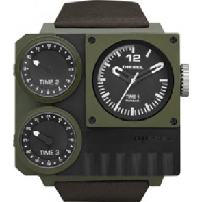 Watch strap Diesel DZ7248 Leather Brown 32mm