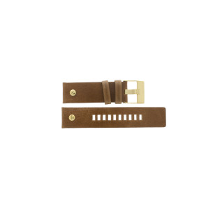 Watch strap Diesel DZ7288 Leather Cognac 24mm