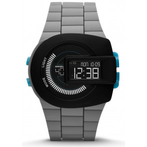 Watch strap Diesel DZ7301 Silicone Grey 28mm