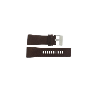 Watch strap Diesel DZ7327 Leather Brown 30mm