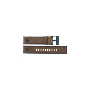 Watch strap Diesel DZ7337 Leather Brown 22mm